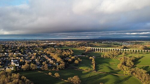 A view over Harrogate and Crimple Valley