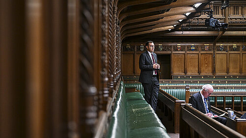 Tom Gordon MP speaking in the chamber